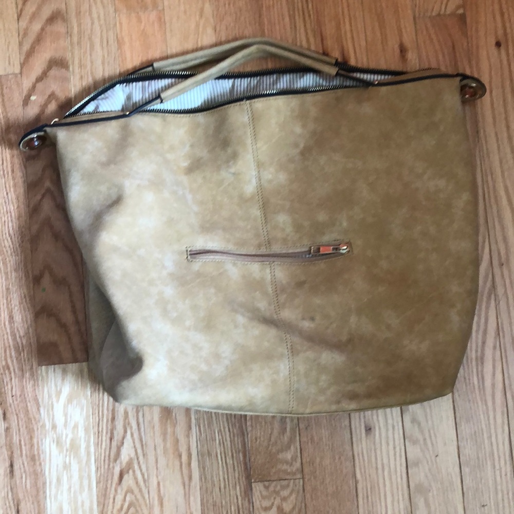 Large tan bag